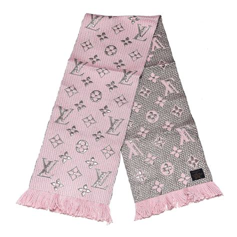 lv logomania scarf pink|louis vuitton logomania.